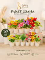 Paket Usaha Bunga Hias Dekorasi 100k Dapat 12Pcs - Gambar 2